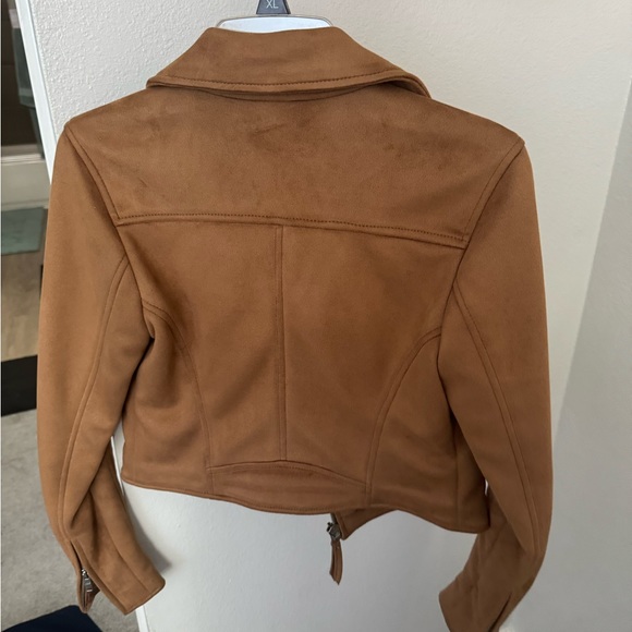 Abercrombies & Fitch Faux Suede Moto Jacket - Picture 3 of 5